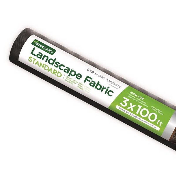 Greenscapes 3 x 100 ft. Polypropylene Landscape Fabric 7024618